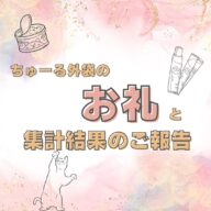 ちゅーるの外袋お礼と2025年集計結果ご報告